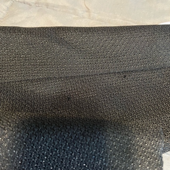 Black womens plus blazer Macy’s no label gold zipper size 22W shimmery - Picture 7 of 10